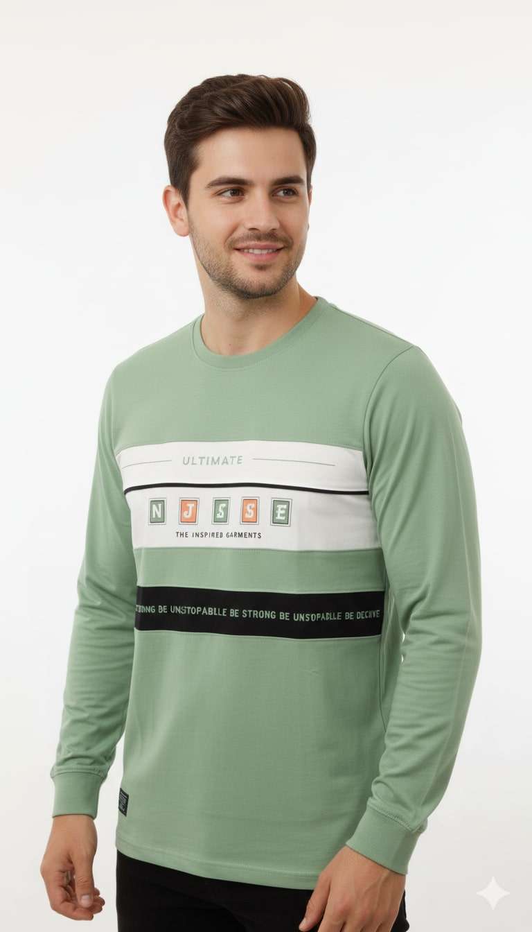 MENS TSHIRT CUT & FIT R/N F/S (34/36)