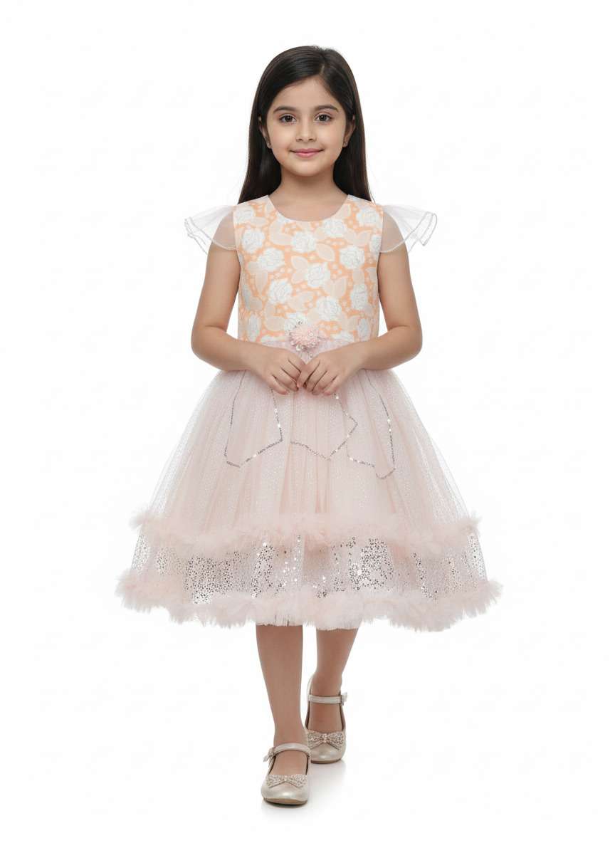 GIRLS HABIB NETT FROCK (32/34)