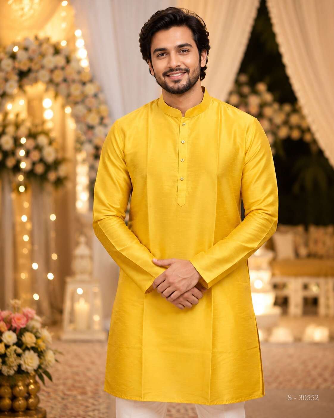 MENS FANCY PLAIN KURTA (40)