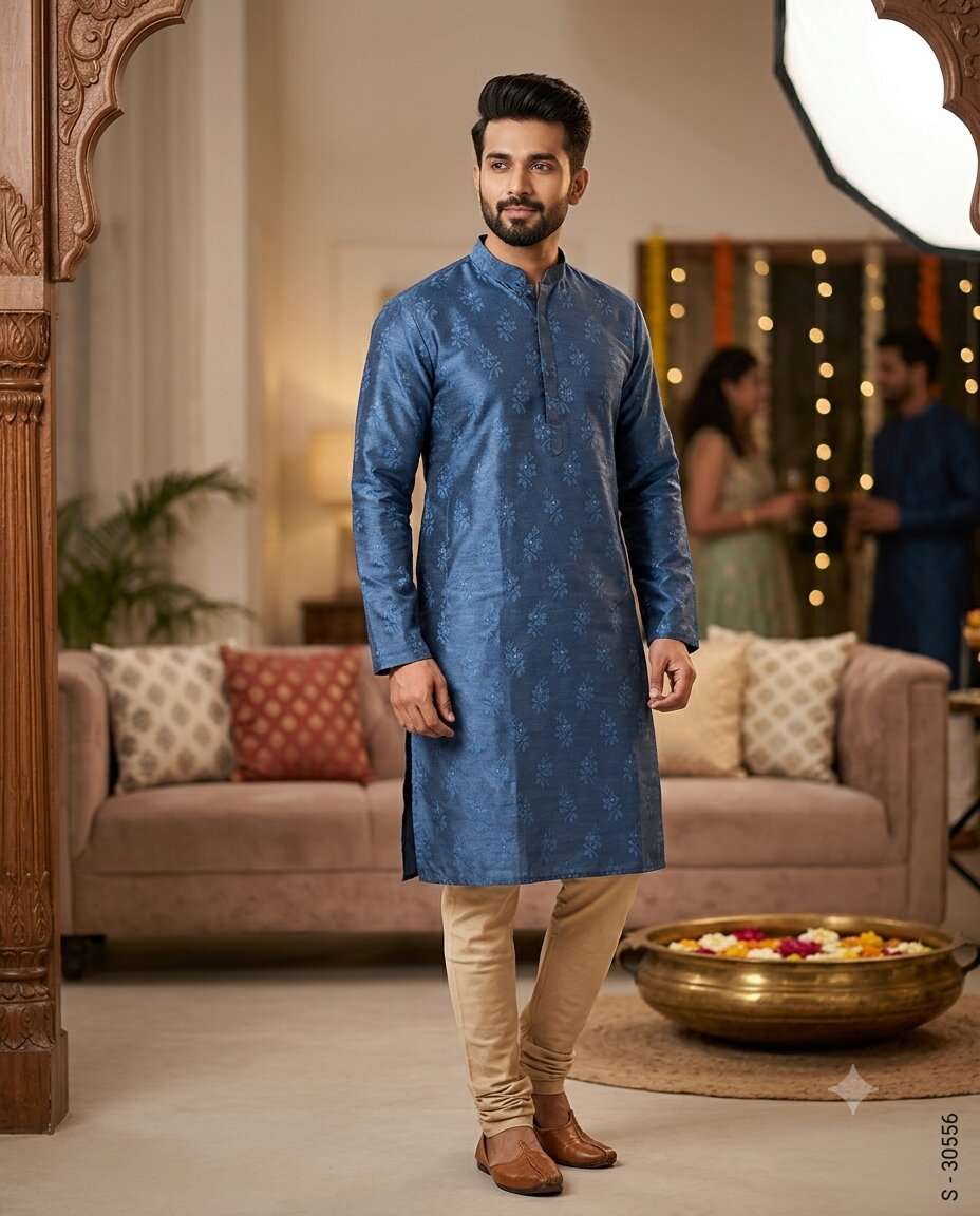 MENS FANCY PRINT KURTA (38)